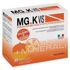MGK VIS Integratore con Magnesio Potassio e Creatina 30 Bustine Gusto Arancia