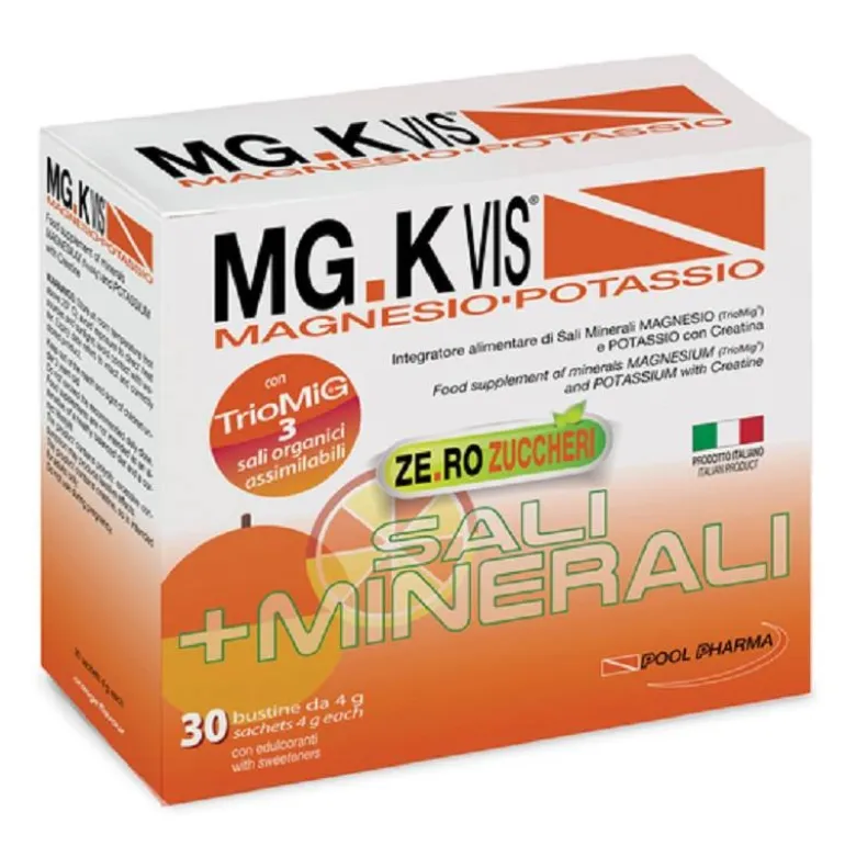 Mgk Vis Orange Zero Zuccheri Integratore Stanchezza Affaticamento 30 Bustine