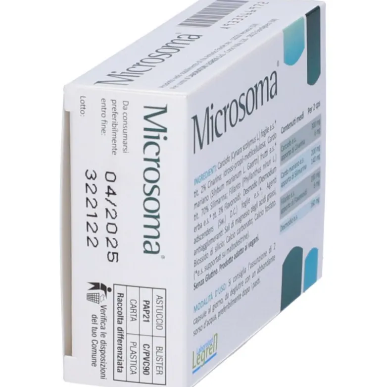 Microsoma Integratore Alimentare per Fegato 30 Capsule
