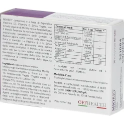 Mioret Integratore per Vista e Occhi 20 Compresse
