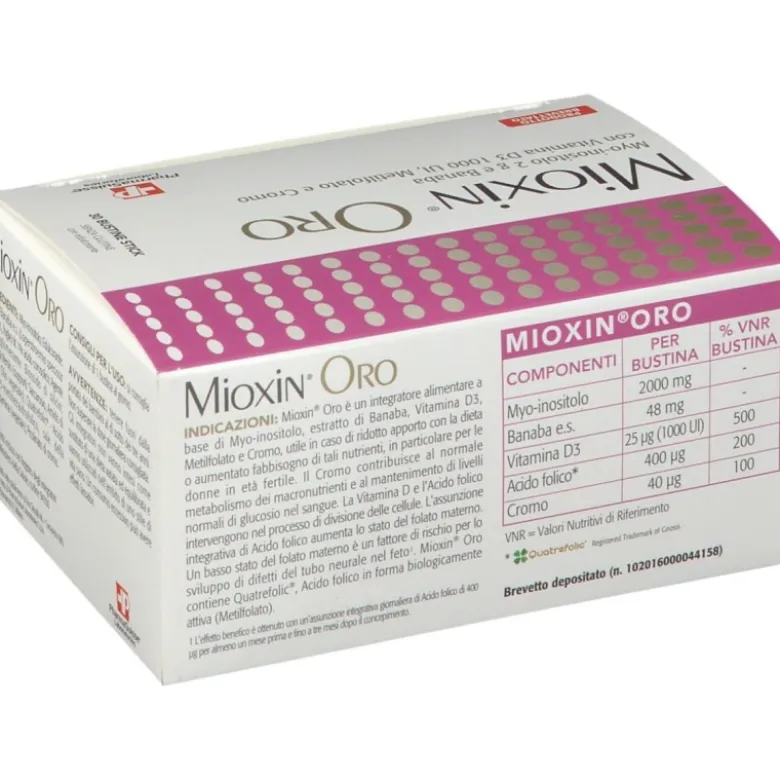 Mioxin Oro Integratore Gravidanza e Fertilità 30 Bustine