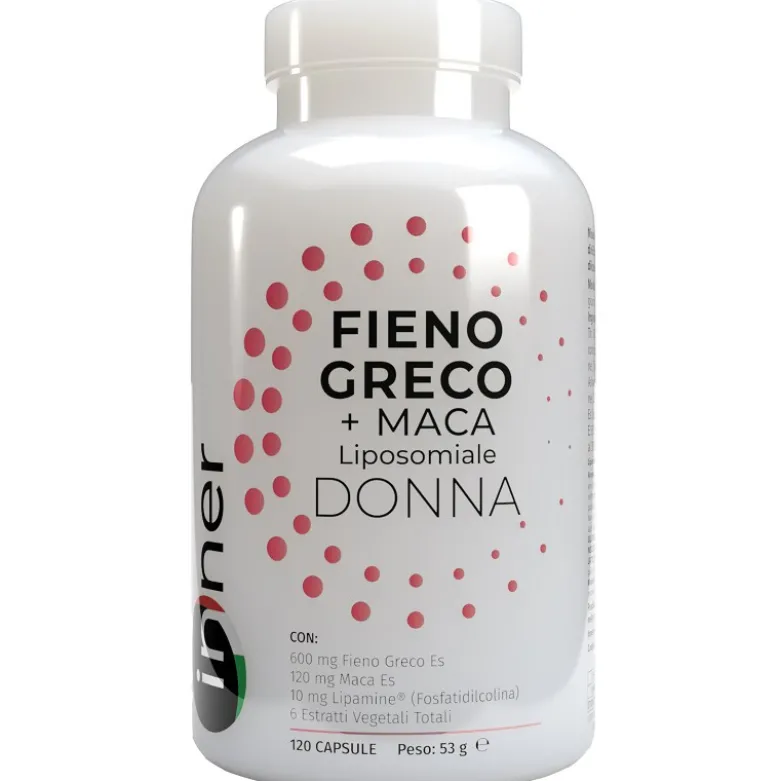 Moldes Inner Fieno Greco Maca Donna Liposomiale 120 Capsule