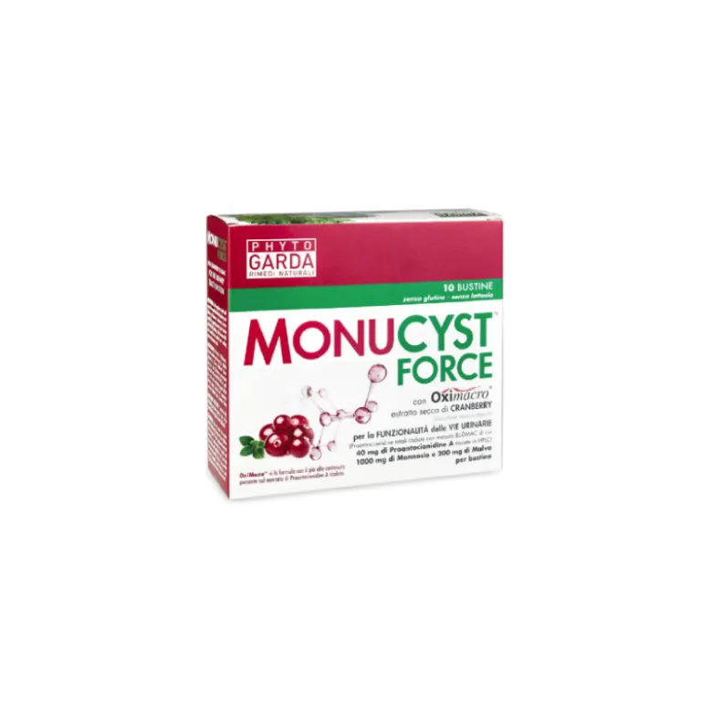 Monucyst Force Integratore per Vie Urinarie 10 Bustine