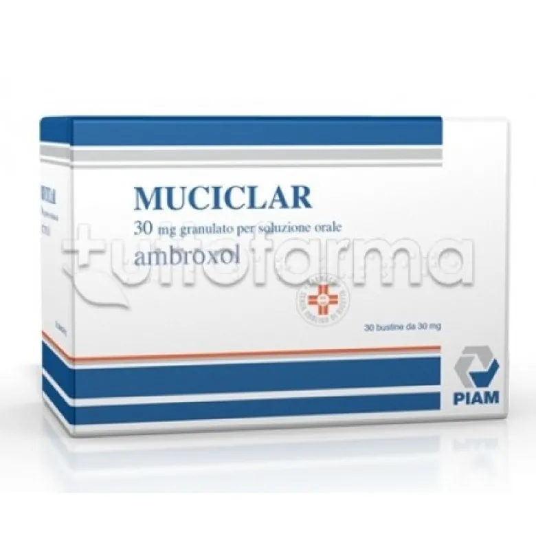 Muciclar Granulato 30 Bustine 30 mg per Tosse e Catarro