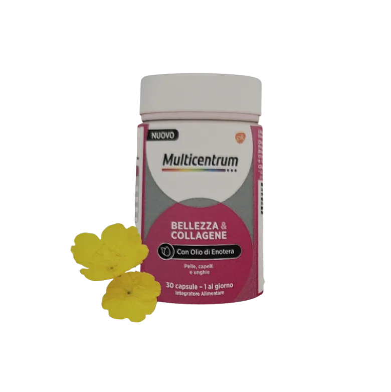 Multicentrum Bellezza e Collagene Integratore Pelle 30 Capsule