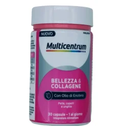 Multicentrum Bellezza e Collagene Integratore Pelle 30 Capsule