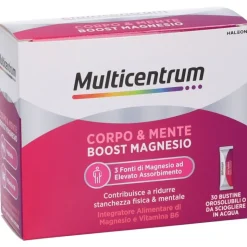 Multicentrum Boost Magnesio Integratore di Magnesio 30 Bustine