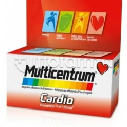 Multicentrum Cardio per Benessere Cuore e Ridurre Colesterolo 60 Compresse