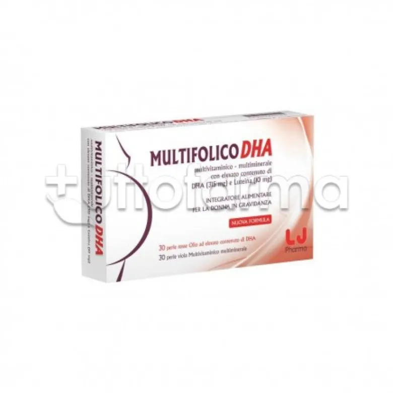 Multifolico DHA Integratore per Gravidanza e Allattamento 60 Capsule