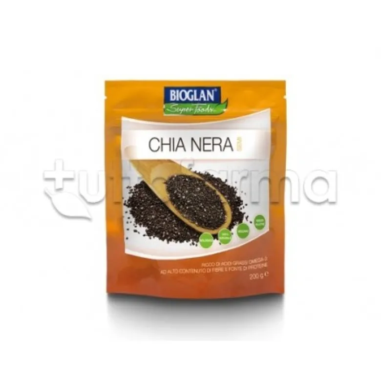 Named Bioglan Semi di Chia Nera Integratore di Omega3 200g