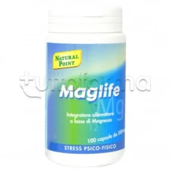 Natural Point Maglife Integratore di Magnesio per Stanchezza 100 Capsule
