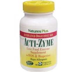 Nature's Plus Acti Zyme Integratore per la Digestione 90 Capsule