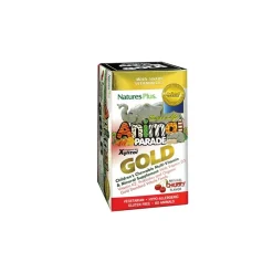 Natures Plus Animal Parade Gold Ciliegia Multivitaminico per Bambini 60 Tavolette Masticabili