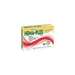 Natures Plus Hema Plex Ferro Organico per Energia e Benessere 30 Tavolette