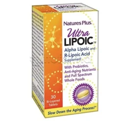 Nature's Plus Ultra Lipoic Acid Integratore Antiossidante 30 Tavolette