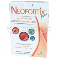 Neofortix Plus Integratore per Memoria e Concentrazione 30 Compresse