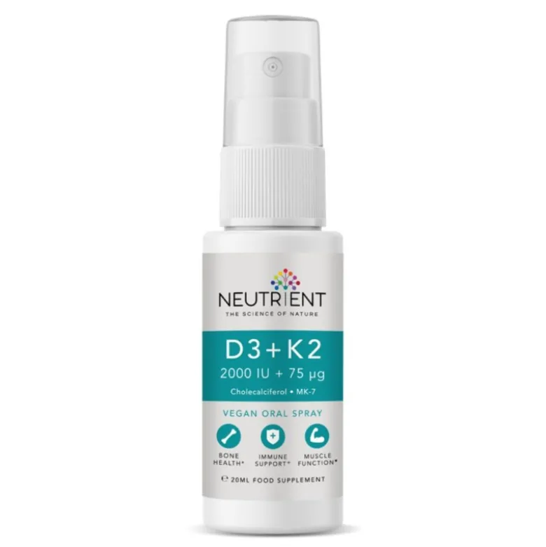 Neutrient D3+K2 Integratore Alimentare di Vitamina D3 e K2 Spray 30 ml