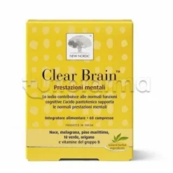 New Nordic Clear Brain Integratore per la Memoria 60 Compresse