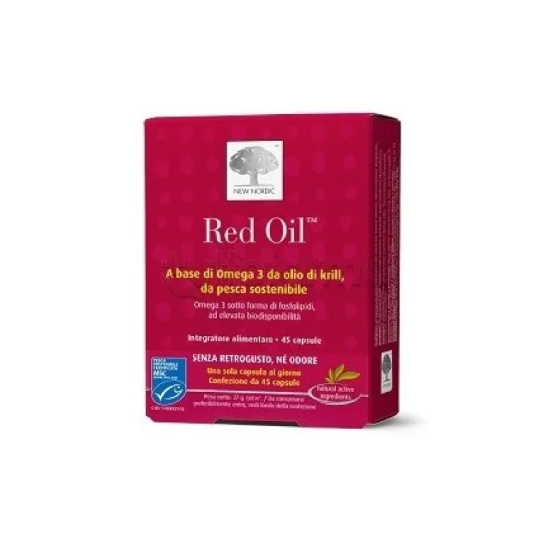 New Nordic Red Oil Integratore con Omega3 45 Compresse