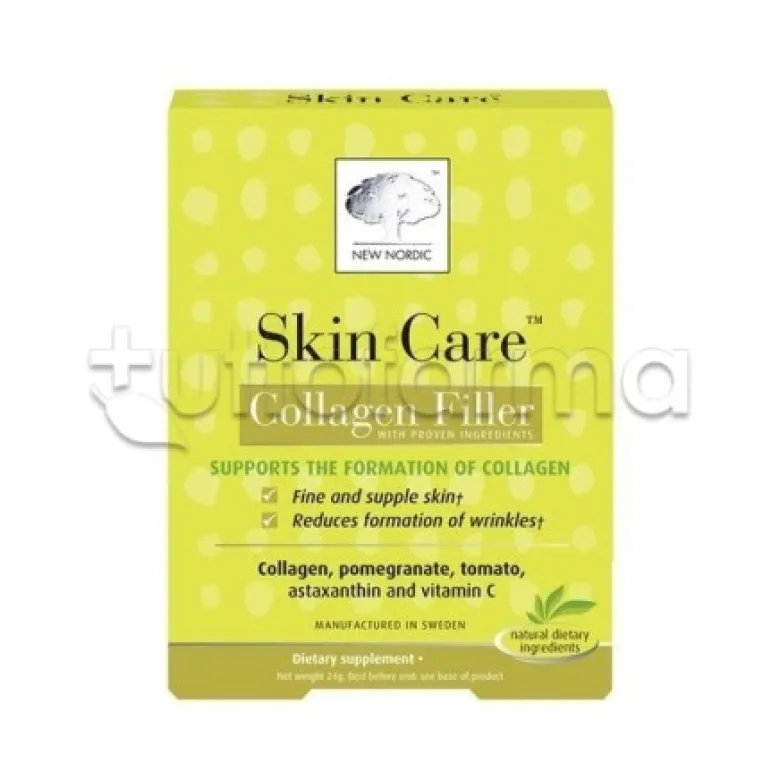 New Nordic Skin Care Collagen Filler Integratore per la Pelle 120 Compresse