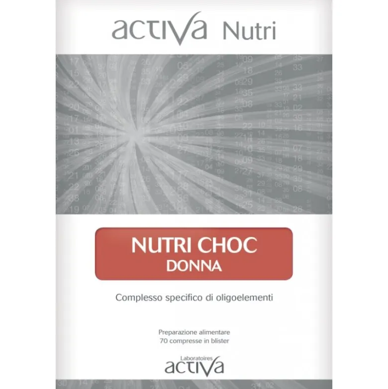 Nutri Choc Donna Oligoelementi 70 Compresse