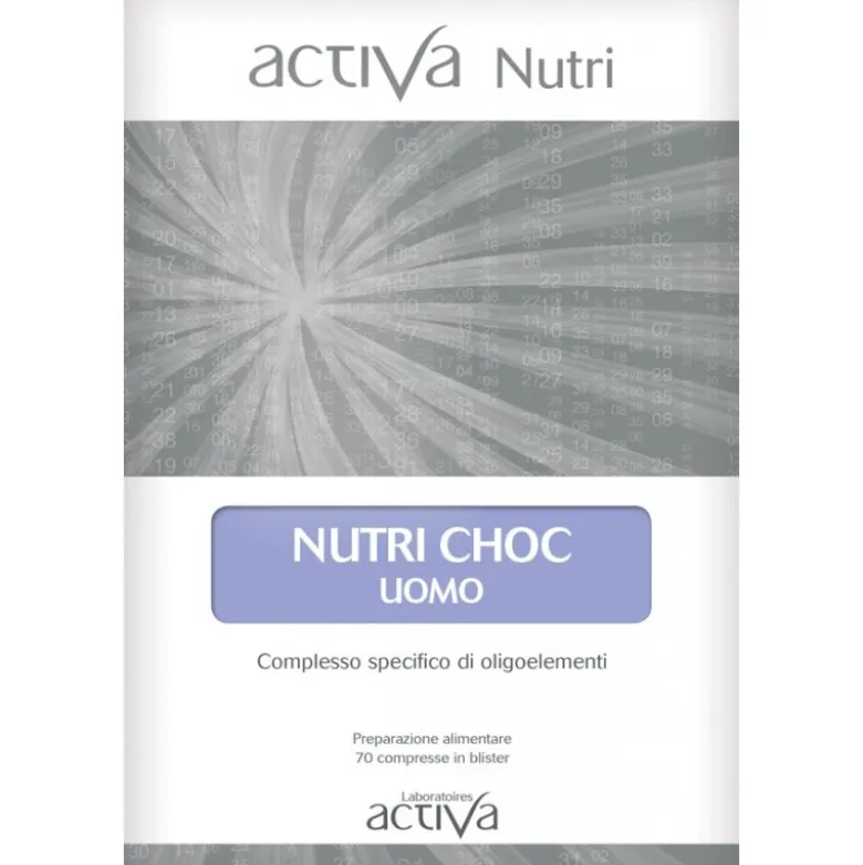 Nutri Choc Uomo Oligoelementi 70 Compresse