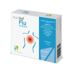 Nutridef Flu Integratore per Vie Respiratorie 18 Bustine