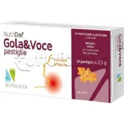 Nutridef Gola & Voce per Benessere Gola 20 Pastiglie