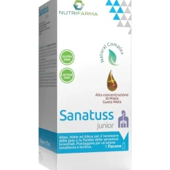 Nutrifarma Sanatuss Junior per Vie Respiratorie Flacone 170 ml