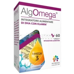Nutrigea AlgOmega Integratore per Benessere Cardiovascolare 60 Capsule