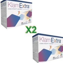 Nutrigea KlamExtra integratore energizzante per energia e immunità 2 confezioni da 30 bustine