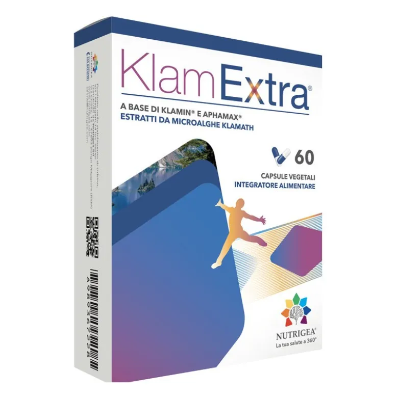 Nutrigea KlamExtra Integratore Energia e Benessere Naturale 60 Capsule