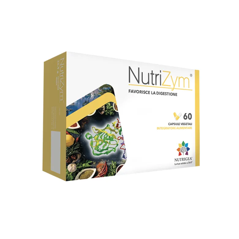 Nutrigea Nutrizym Integratore per la Digestione 60 Capsule