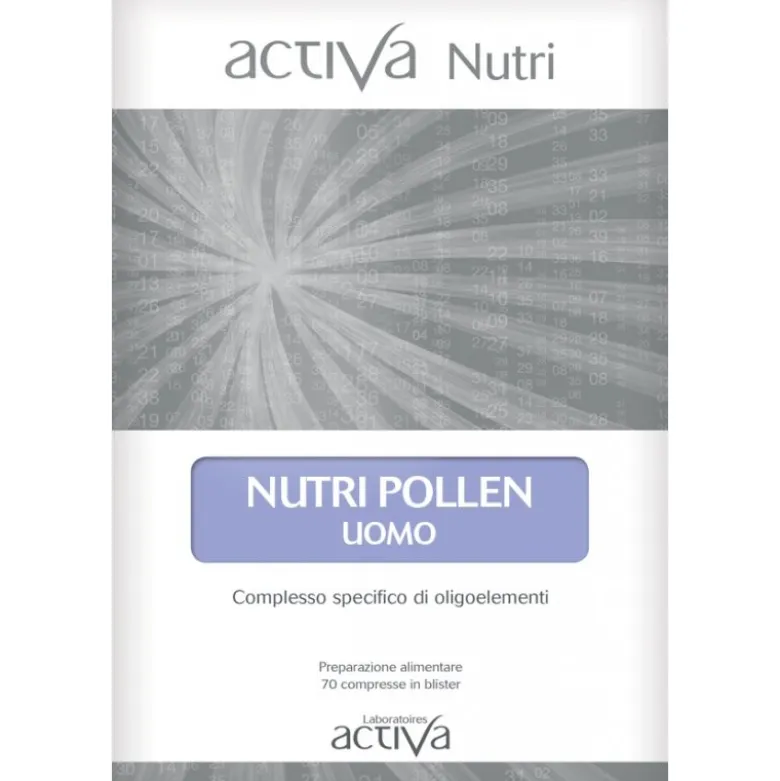 Nutri Pollen Uomo Oligoelementi 70 Compresse