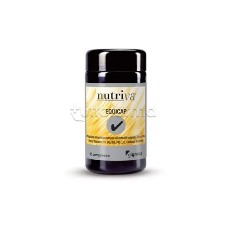 Nutriva Equicap Integratore Alimentare per Cute 30 Compresse