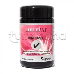 Nutriva Immunoval Integratore Immunostimolante 30 Compresse