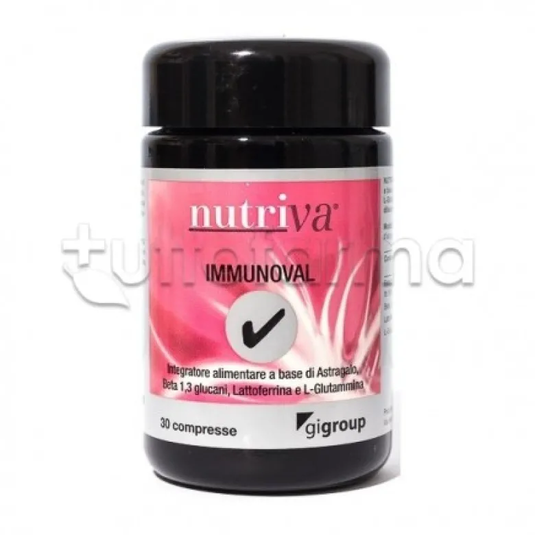 Nutriva Immunoval Integratore Immunostimolante 30 Compresse