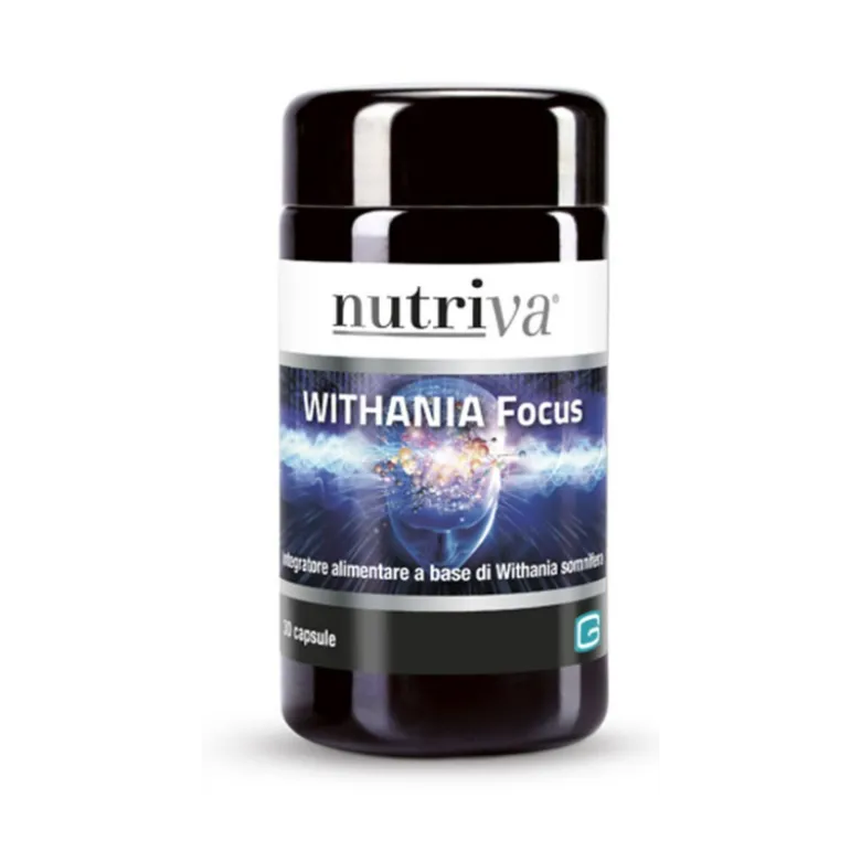 Nutriva Withania Focus Integratore per Stanchezza 30 Capsule