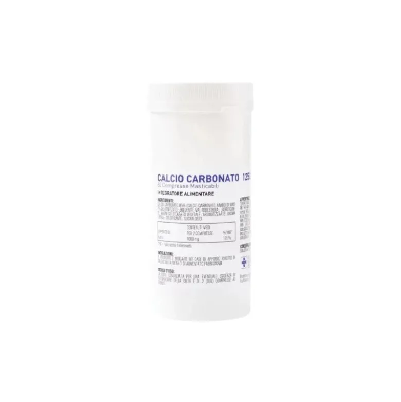 Olcelli Calcio Carbonato 1000 mg 60 Compresse Masticabili