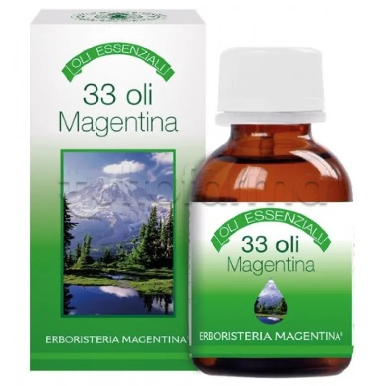 33 Oli di Magentina per Benessere Fisico e Mentale 50ml