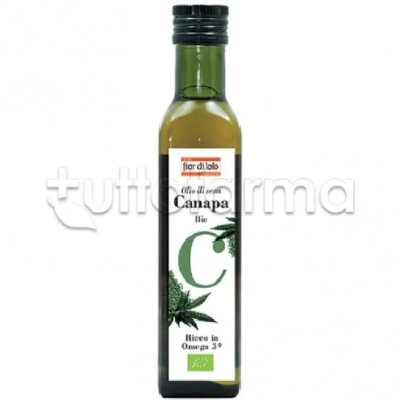 Olio Semi Canapa Bio Integratore per il Colesterolo 250ml