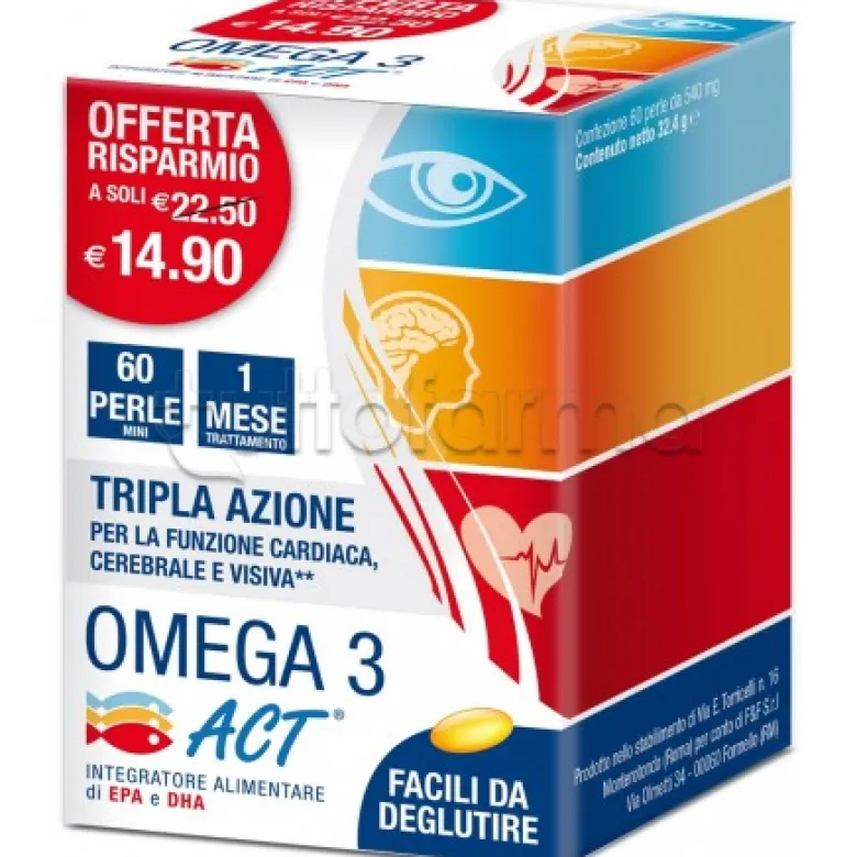 Omega 3 ACT 60 Perle Mini 540mg