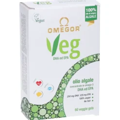 Omegor Veg Integratore per Vista 60 Capsule
