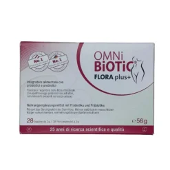 OMNi-BiOTiC FLORA plus+ per Equilibrio Intestinale 28 Bustine da 2 g