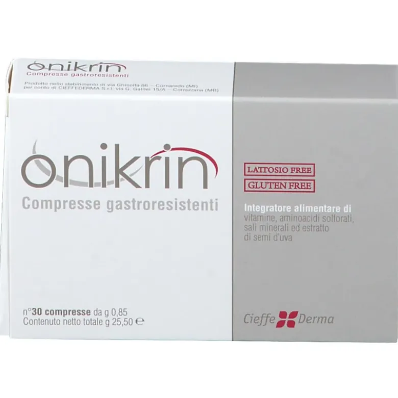 Onikrin Integratore per Capelli 30 Compresse