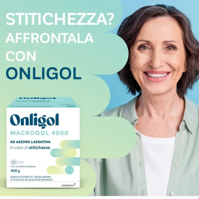 Onligol Macrogol 4000 Integratore per Stitichezza 400g