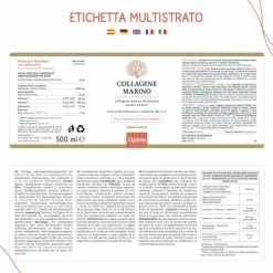 Optima Naturals Collagene Marino Idrolizzato Ossa e Articolazioni Forti 500ml