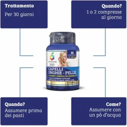 Optima Naturals Colours of Life Capelli Unghie Pelle 60 Compresse