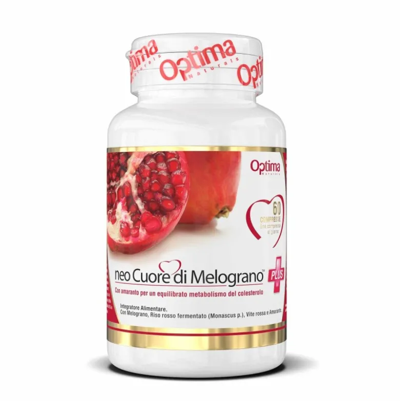 Optima Naturals Neocuore Melograno Plus per Colesterolo 60 compresse