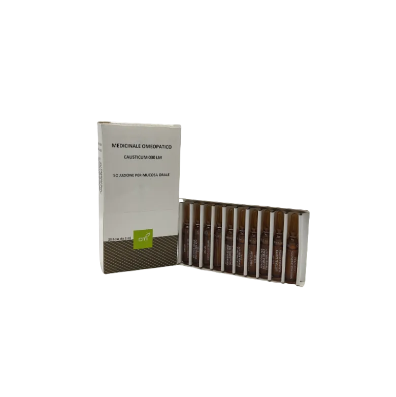 OTI Causticum Rimedio Omeopatico 30LM 20 Fiale Idroalcoliche Potenziate Liquide